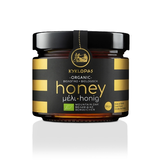 Honey Organic Mountain Oak 350gr Kyklopas