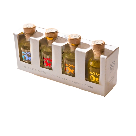 Bild på Premium Artisanal Cretan Tsikoudia Presentkollektion 4 X 50 Ml 35N