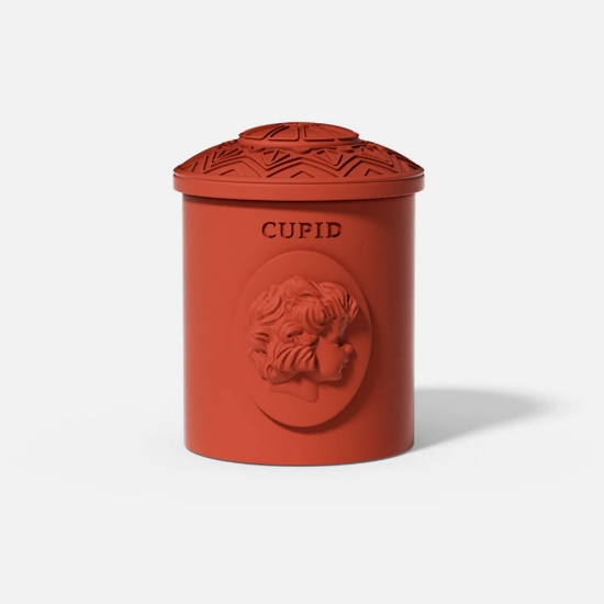 Cupid's Embrace-Scented Candle Jar Inspired by Greek Mythology